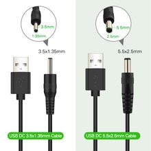 Ankndo Dc Jack Power Cable Connector 5.5*2.5Mm 3.5*1.35Mm Dc Kabel Usb Naar Dc Extension kabel Voor Router Speaker Charger Cable