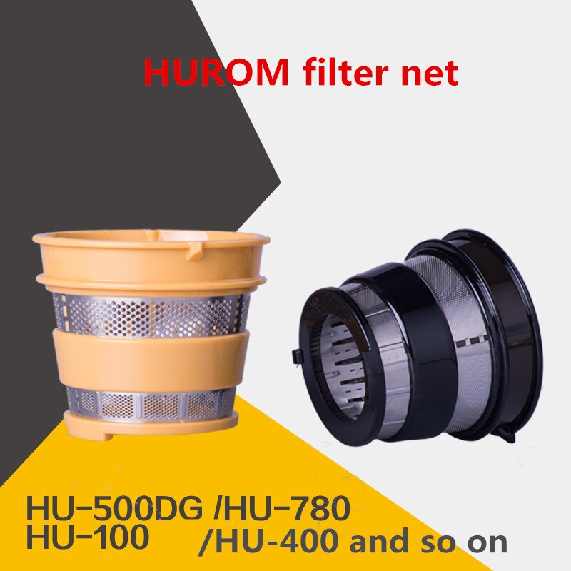 2/działka powolna sokowirówka hurom mikser części zamienne, filtr sitko sokowirówka mały otwór czarny + żółty (szorstki otwór) HU-500DG,HU-100plus