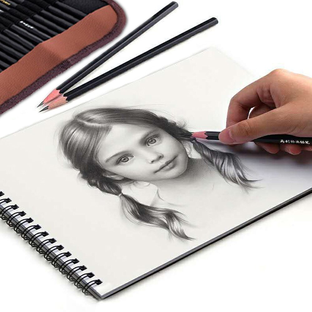 Sketch Pencils Kit 30 Piece Set Beginner Sketching Drawing Art Pencil Kit Graphite Charcoal Stick Artist