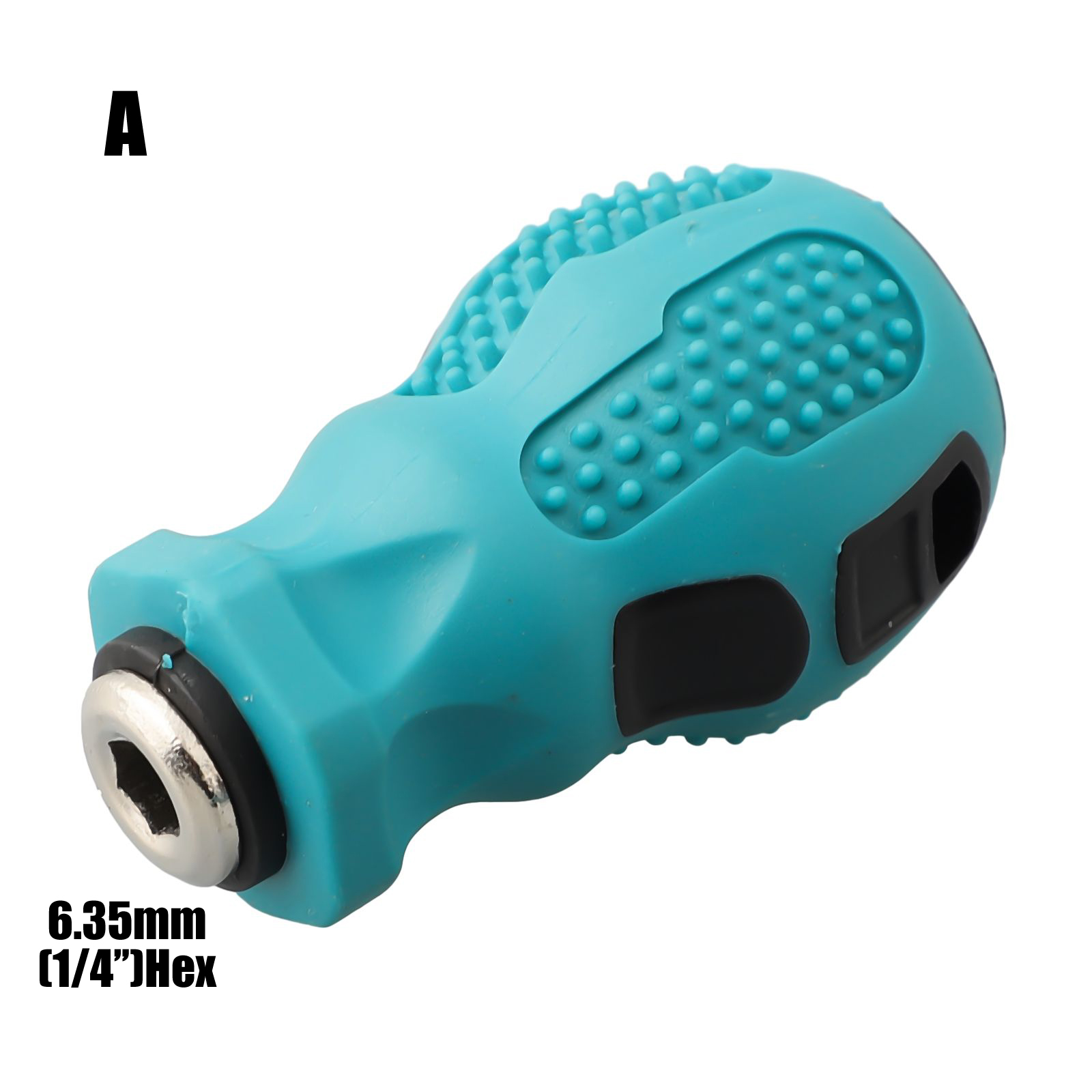 1PCS Schroevendraaier Handvat 6.35mm 4mm Hex 5mm Ronde Adapter antislip Schroevendraaier Handvat Schroevendraaier Bit houder Voor Meubels Reparatie