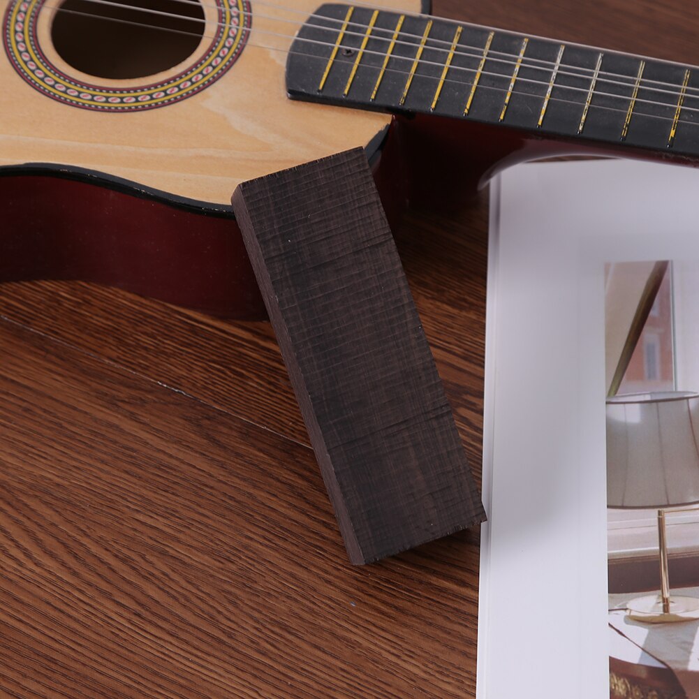 Blackwood Block Wood Grain Ebony Lumber Blanks Handles Timber DIY Craft Wood Handle for Musical Instruments