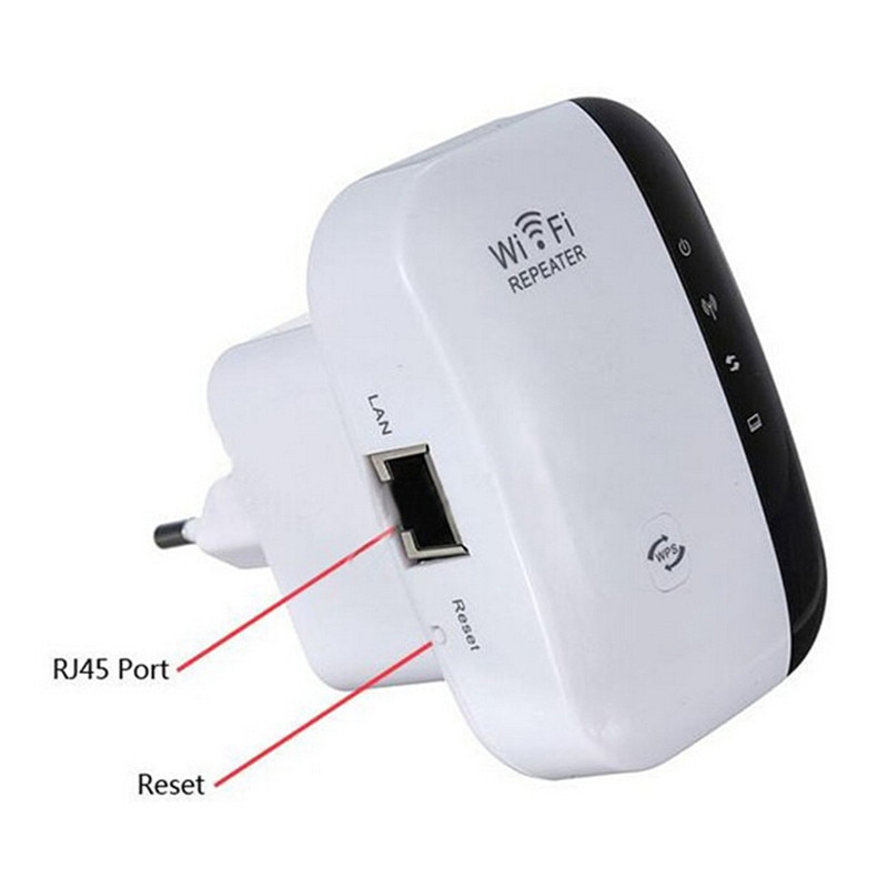 Répéteur WiFi sans fil prolongateur de portée Wi-fi amplificateur de Signal 300Mbps 802.11N/B/G Booster répétdor WiFi Reapeter le Point d'accès