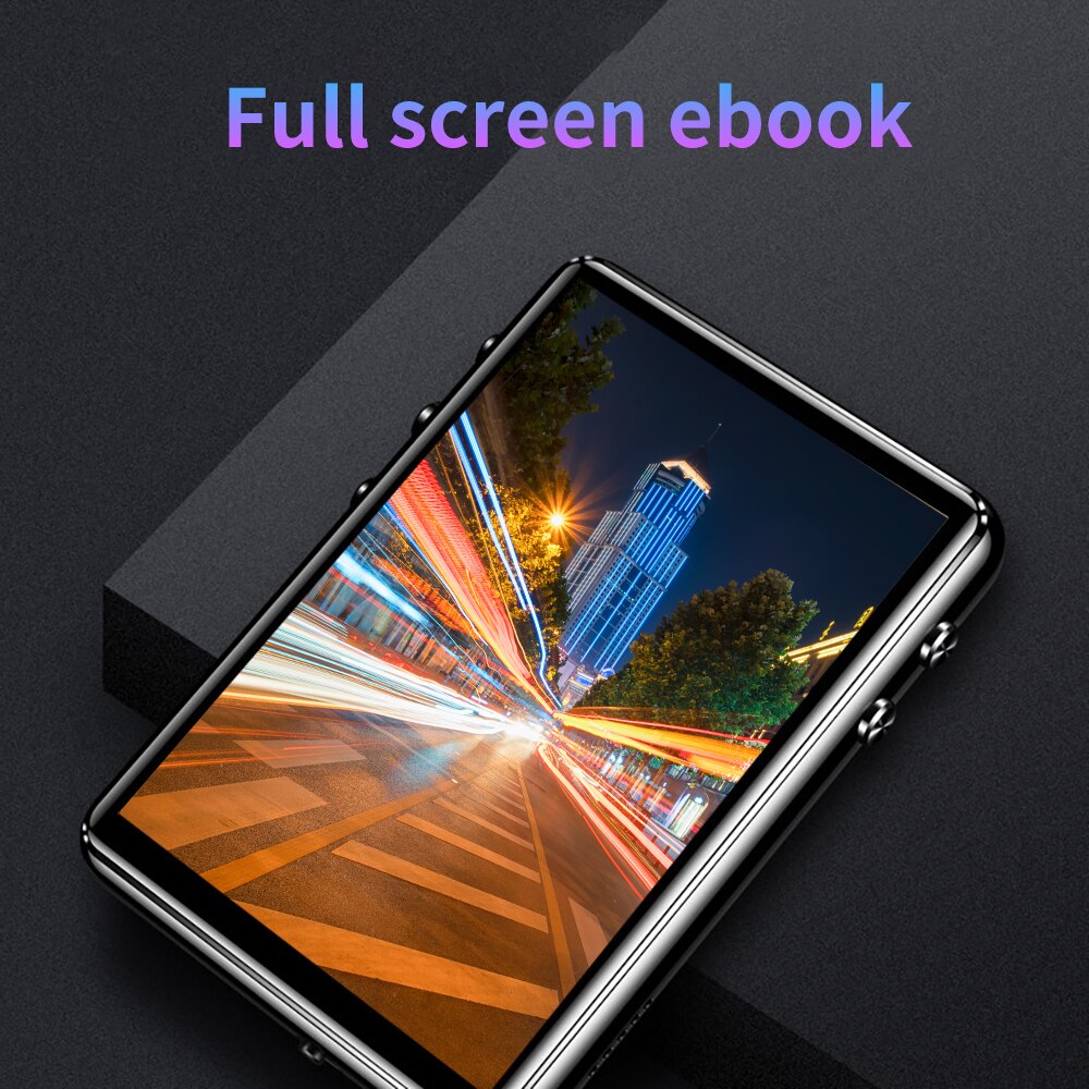 Mp5 Music Player Portable Player Radio Recorder E-Book Multifunctional 2.4-Inch Large Screen Bluetooth Player Full Screen