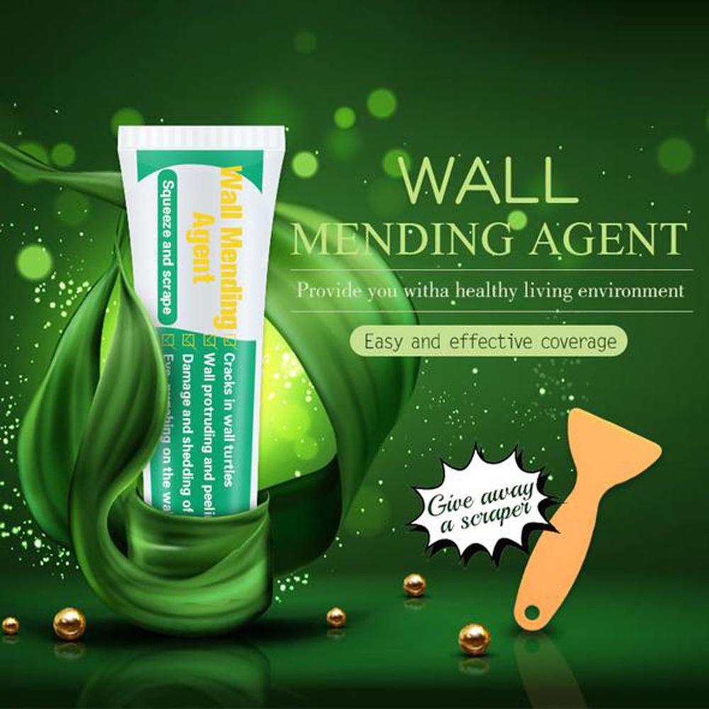 250ml Wall Mending Agent Wall Repair Cream Latex Paint Waterproof Gypsum Wall Paint Valid Mouldproof Wall Crack Nail Repair