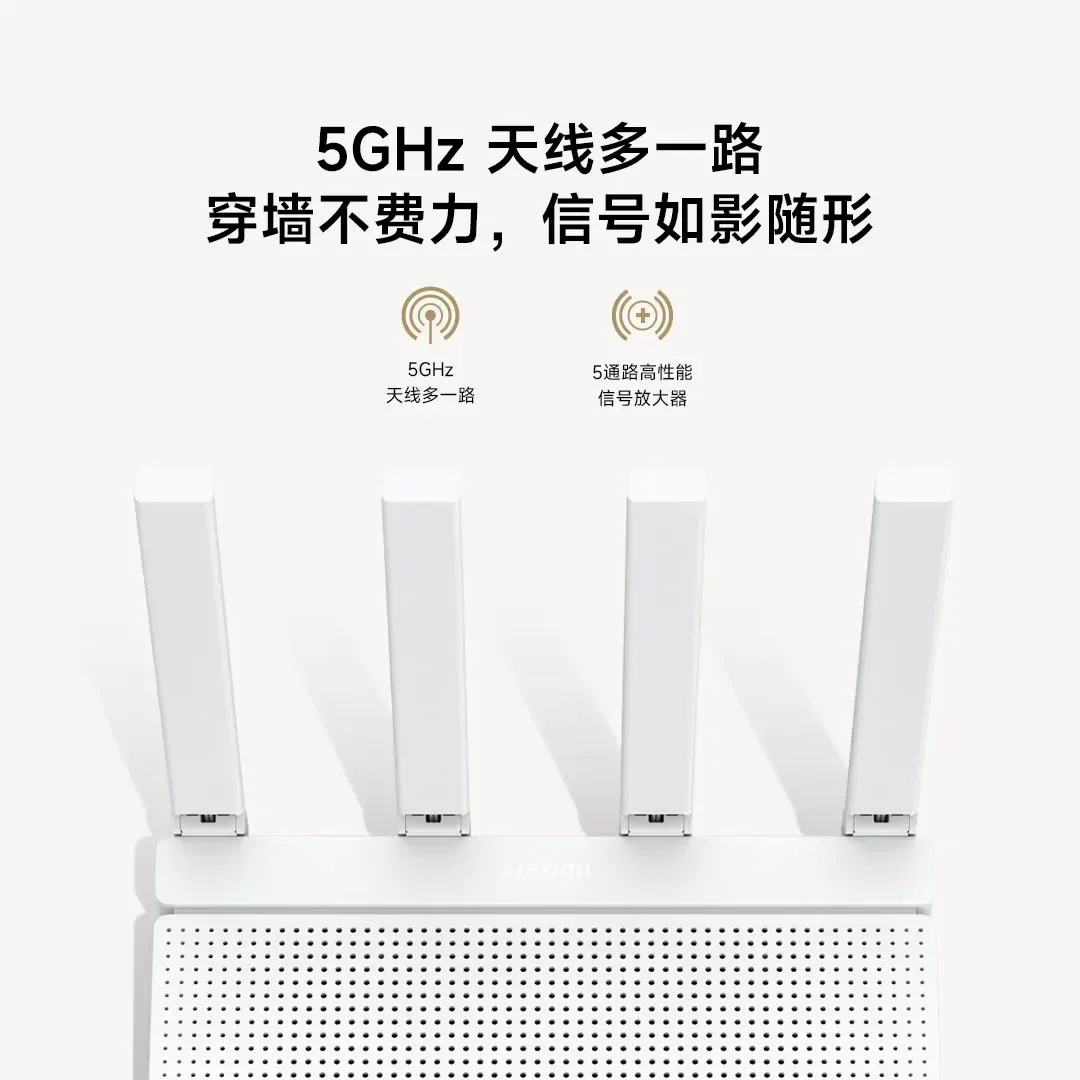 Xiaomi AX3000T Mesh Router 3000Mbs 256MB WiFi6 Dual WAN 2.4/5GHz Signal Network Qualcomm CPU Repeater Amplifier with Mi Home