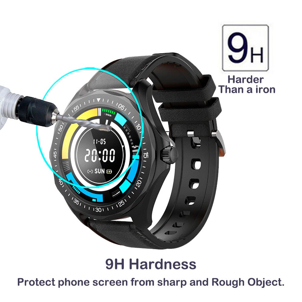 2Pcs Voor Blitzwolf BW-HL2 BW-HL3 BW-HL4 Smartwatch Screen Protector 2.5D Hd Premium Gehard Glas 9H Anti-scratch Glas