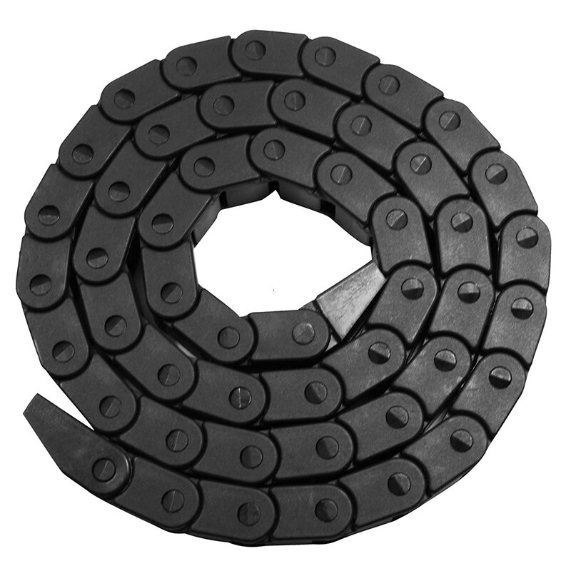 Plastic Chair Drag 10x10mm L1000mm Transportation Wire Chain Drag Cable with Terminal Connectors to CNC Router Machine tools