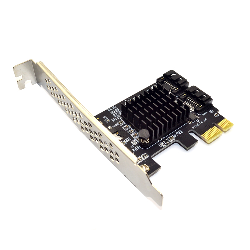 PCIE naar SATA-uitbreidingskaart Marvell 9125 Chip PCI Express X1 naar 2 poorten SATA 3.0 6 Gb Adapter Controller PCI-E SATA-uitbreidingskaart