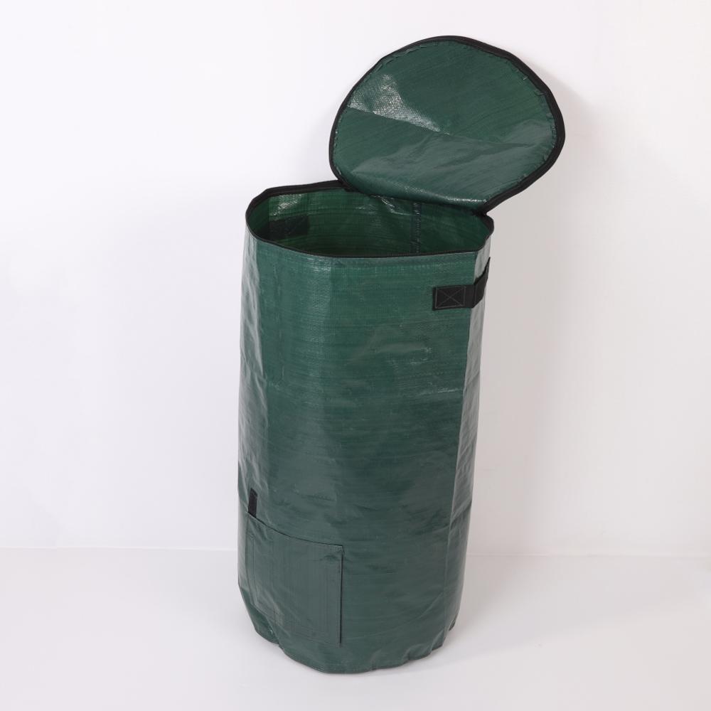 Home DIY Organic Fertilizer Bag Kitchen Garden Yard Compost Bag Eco-friendly Kitchen Food Scraps Trash Bags (45*80cm)