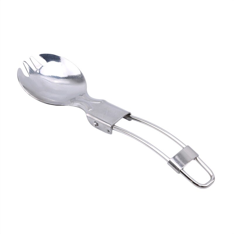 Aluminum Alloy Outdoor Camping Trip Cookware Camping Pot Hiking Picnic Tourist Tableware Set With Folding Spoon Mini Gas Stove: 05