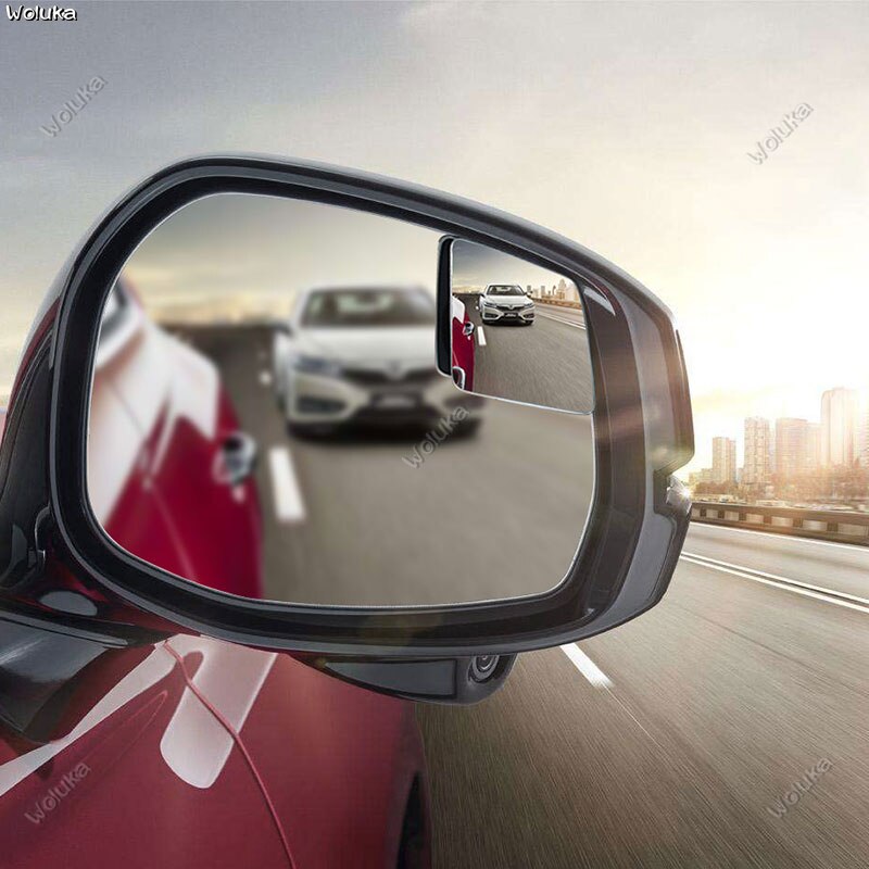 Auto achteruitkijkspiegel omkeren kleine ronde spiegel groothoeklens waaiervormige verstelbare reflecterende extra spiegel CD50 Q04