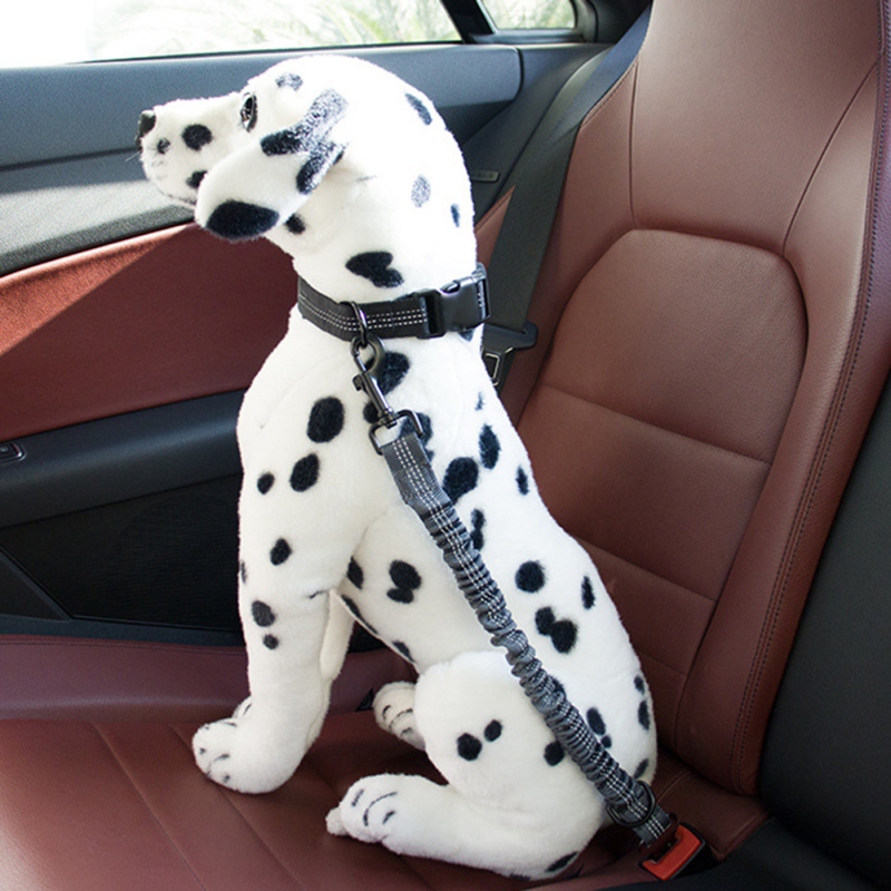 Hond Autogordel Hond Seat Belt Leash Voertuig Riem Verstelbare Demping Elastische Reflecterende Veiligheid Touw Voor Honden Kat