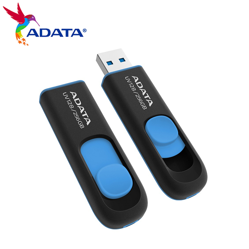 ADATA UV128 USB 3.2 Flash Drive 32GB 64GB 128GB 256GB Pen Drive Memory Stick for Desktop and Laptop Computer