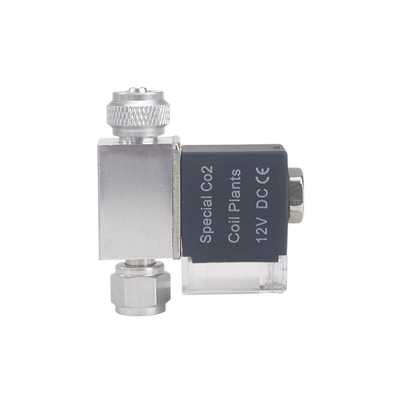 WYIN Aquarium Plants CO2 Magnetic Valve Low Temperature Solenoid Valve Fish Tank CO2 Coil Plant Regulator Valve