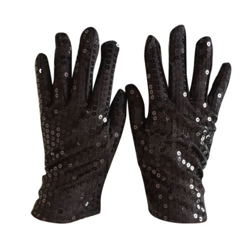 Unisex pailletten vrouw glanzende handschoenen magische vrouw man festival cosplay feest dans handschoen wanten