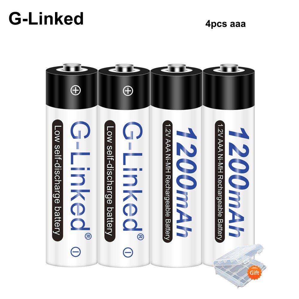 2/4/6/8/10/12PCS AAA Battery 3A 1.2V Ni-MH AAA Rechargeable Battery Batteries Low Self Discharging AAA Batteries 1200mAh: 4pcs aaa 1.2v