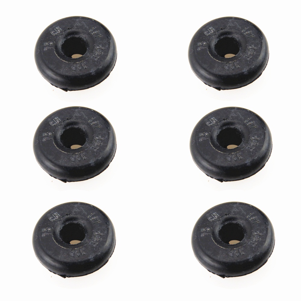 Capa para motor borracha readxt, 2/6 peças, com suporte de borracha, para vw borracha, jetta 6, mk6