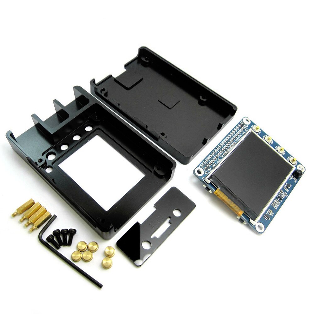 Aluminum Enclosure Case for Raspberry Pi DIY Kit W/2.2 Inch High PPI TFT LCD Screen Kit for Raspberry Pi 2 Model B / B+ / Pi 3