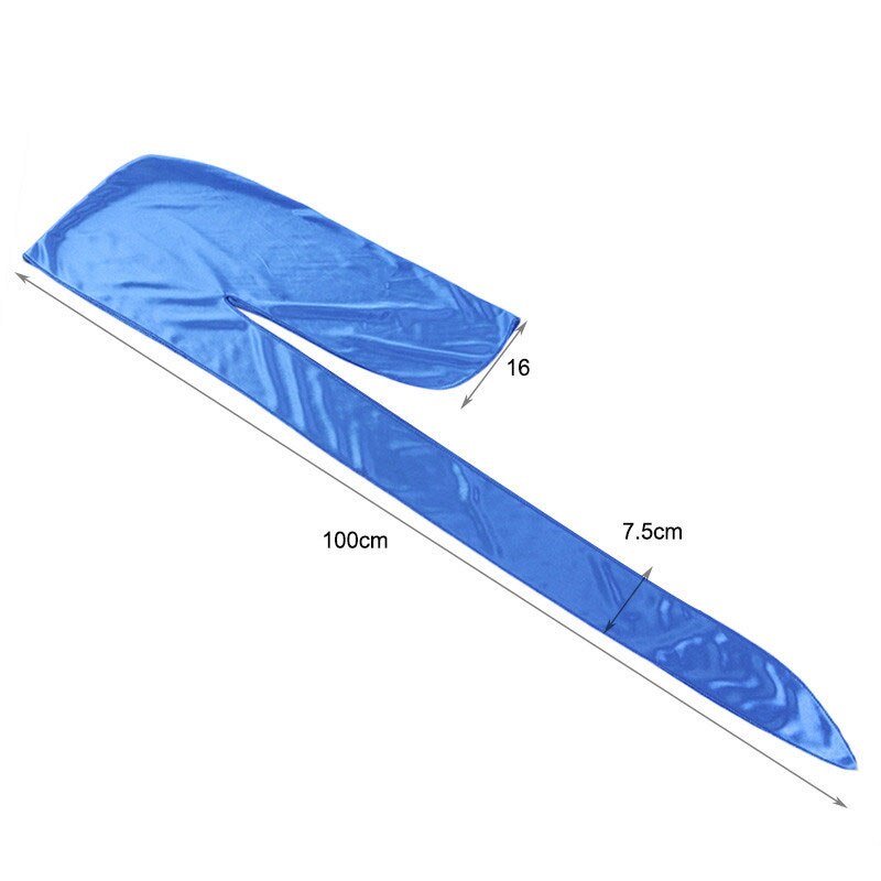 UK STOCK Unisex Men Womens Bandana Doo Durag Headwear Long Tail Soft Silk Pirate Cap Wrap outdoor cycling Durag beanie Adult Hat