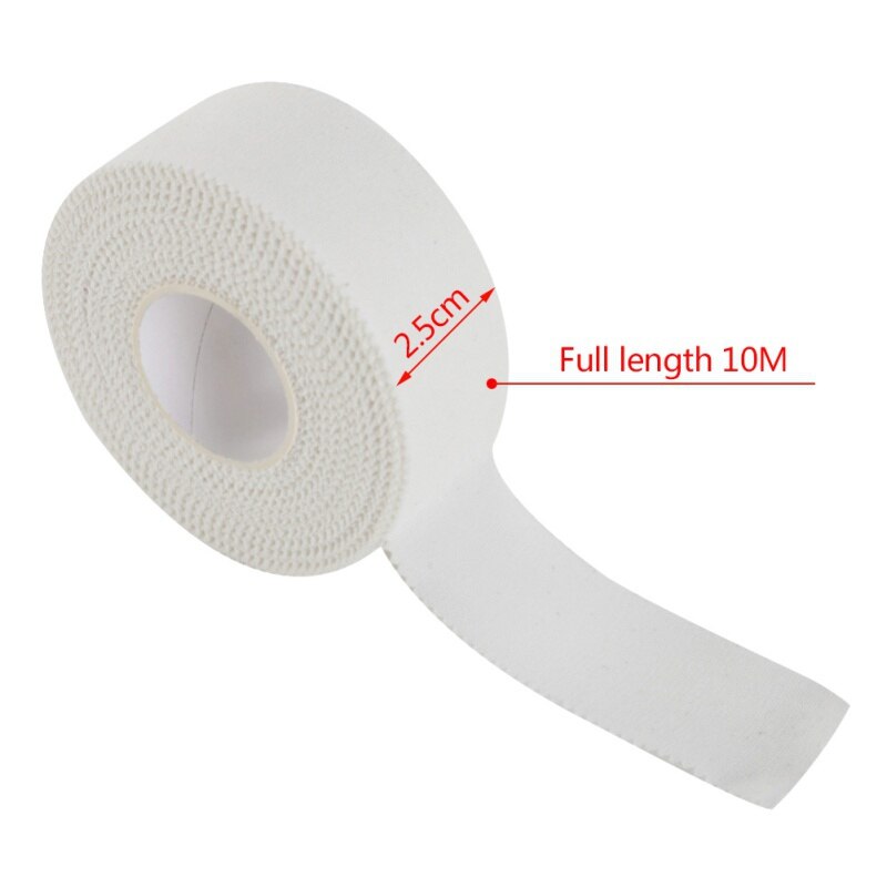 10m sport selvklæbende elastisk bandage wrap tape elastoplast til knæstøttepuder finger ankel palme skulder: Bredde 2.5cm