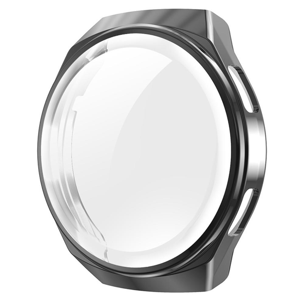 Funda para Huawei Watch GT 2e, carcasa suave de TPU, marco de cobertura completa, accesorios de reloj inteligente, parachoques + Protector de pantalla, reloj Huawei GT2E: gray