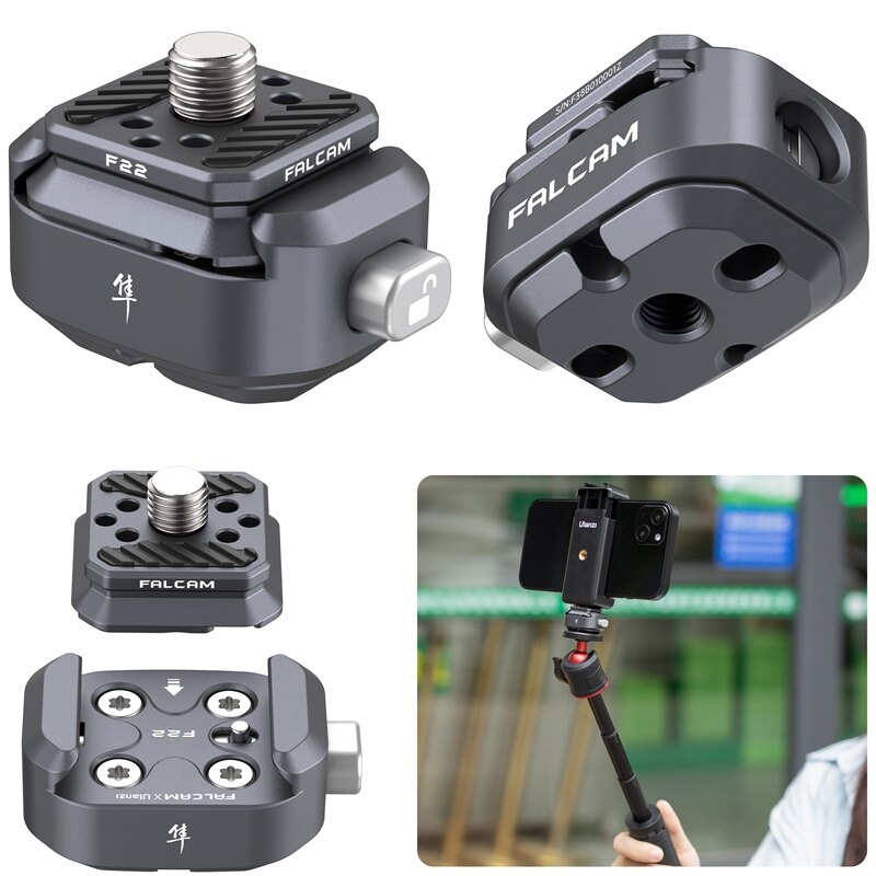 Ulanzi Falcam F22 Quick Release Systeem Voor Dslr Camera Stabilizer Statief Slider Universele Arca Zwitserse Mount Adapter