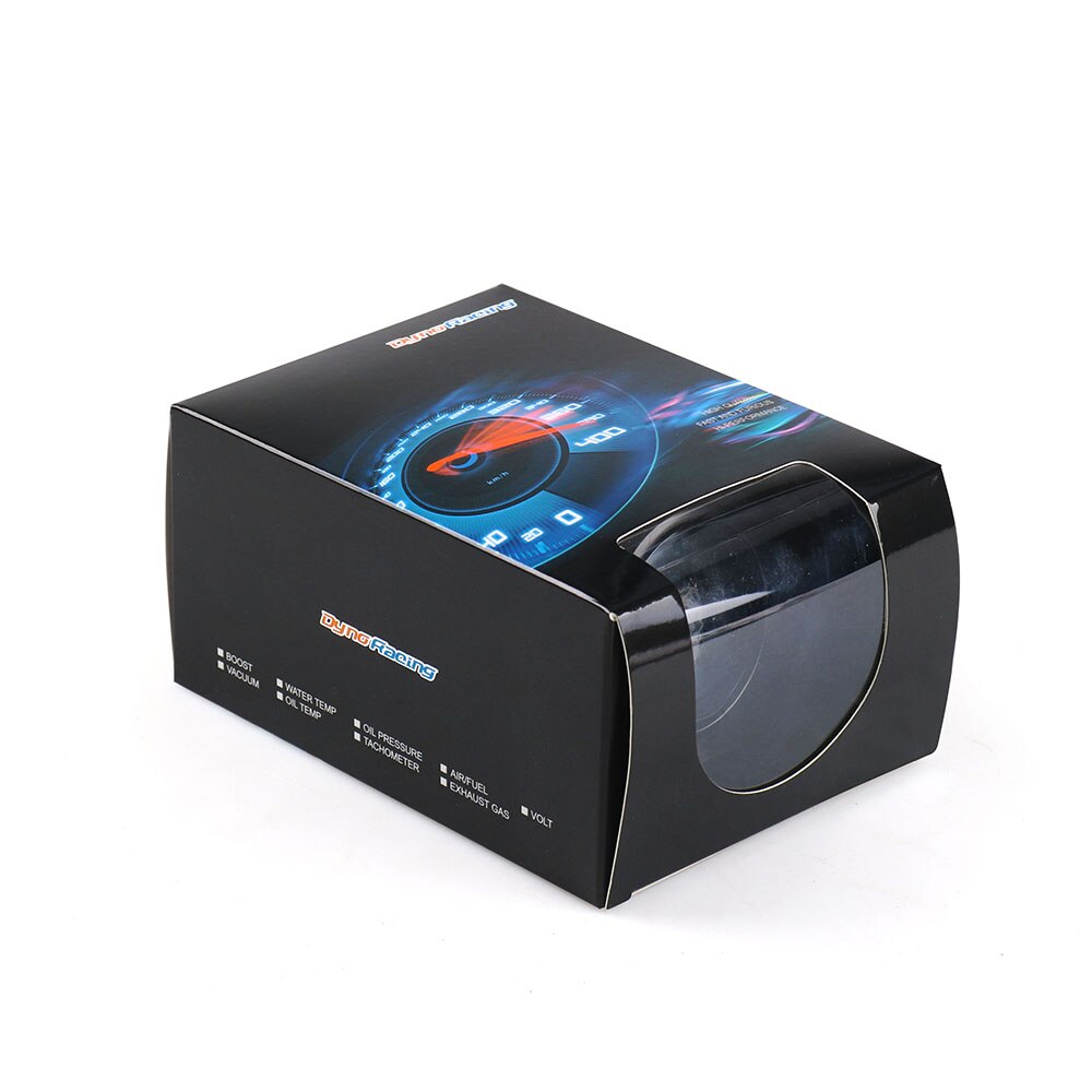 Dynoracing 2&quot; 52mm Car Digital Turbo Boost Gauge PSI BAR Water Temp Oil Temp Oil Pressure Gauge Voltmeter Tachometer Rpm gauge