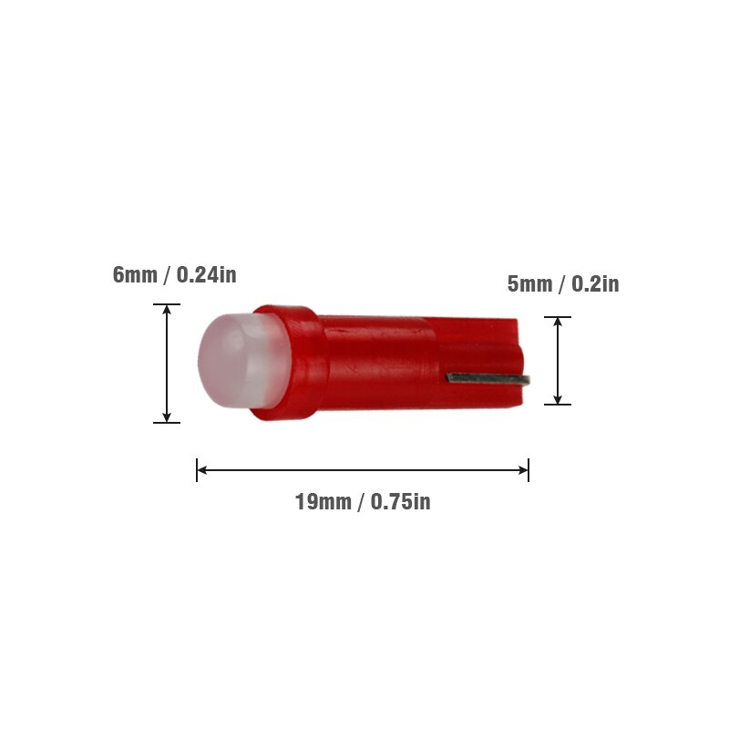 10Pcs T5 Led Auto Gauge Instrument Lamp Voor Opel Astra H G J Corsa D C B Insignia Zafira B Vectra C B