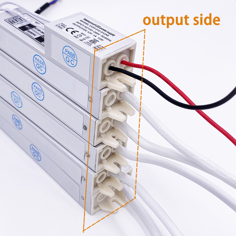 Dc12v led  ip67 driver strømforsyning 220v svitsjing led driver lystransformator 12w 20w 30w 36w 45w 60w for led-lys
