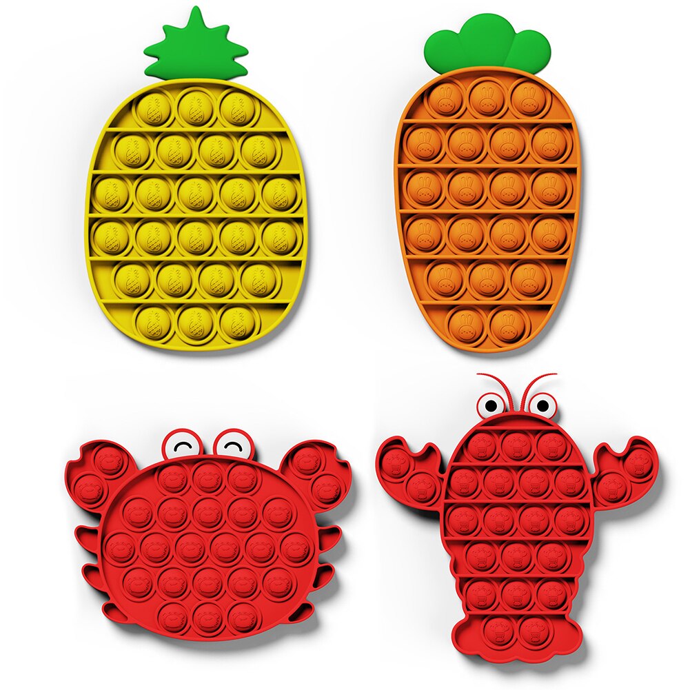 drücken blasiert Zappeln Dekompression Sensorischen Spielzeug ungiftig Spaß Tabletop Puzzle quetschen Spielzeug für Autismus Stressabbau Pop Es