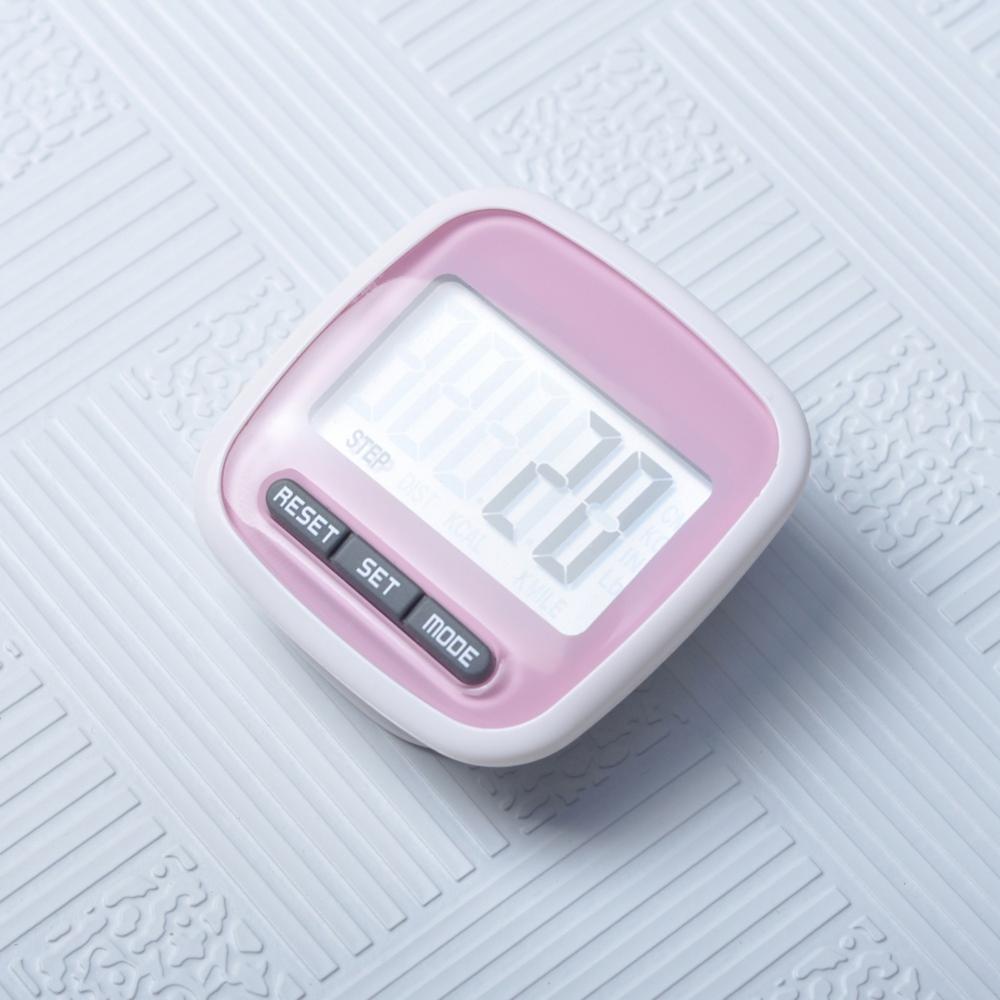 Waterproof Digital Pedometer Step Active 3D Pedometer Movement Calorie Counter Simple Step Counter. with Clip Fitness Accessory.: P