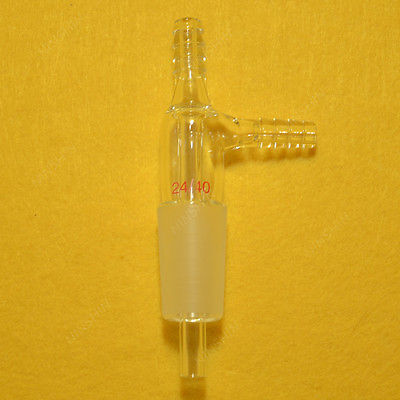 24/40,Gas Inlet Adapter with Both Hose Connection,Lab Glassware