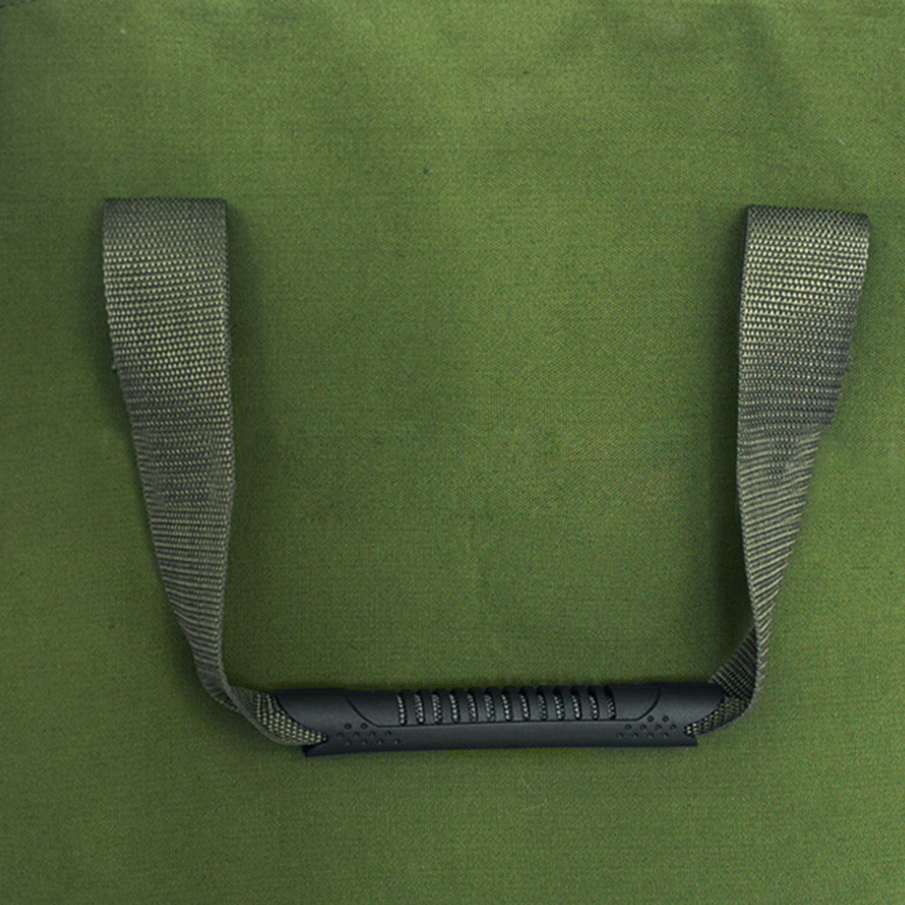 Groene Grote Tuin Bladeren Afval Trash Bag Canvas Camping Herbruikbare Opslag Container Duurzaam Grote Capaciteit Opvouwbare Draagbare