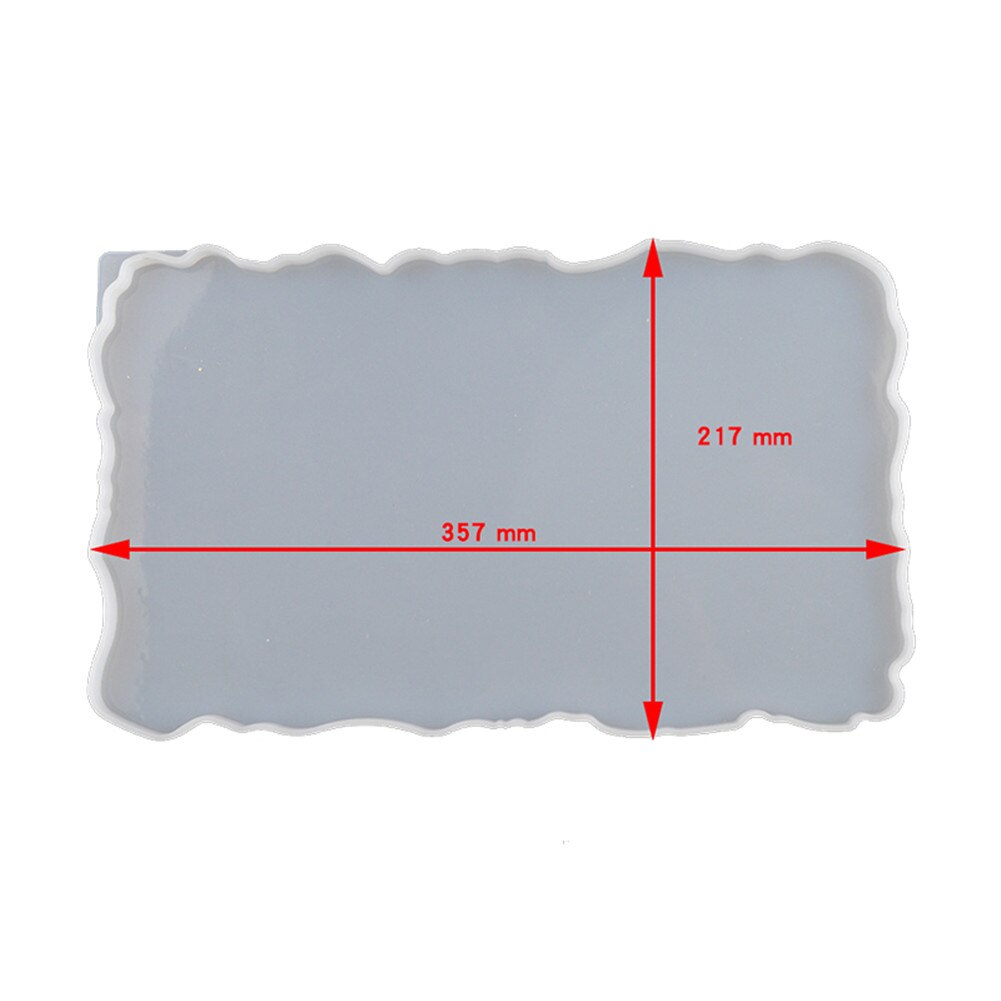 Large Silicone Tray Fluids Artist Mold Irregular Coasters Epoxy Resin Art Supplies Make Your Own Tray Resin Mold CLH@8