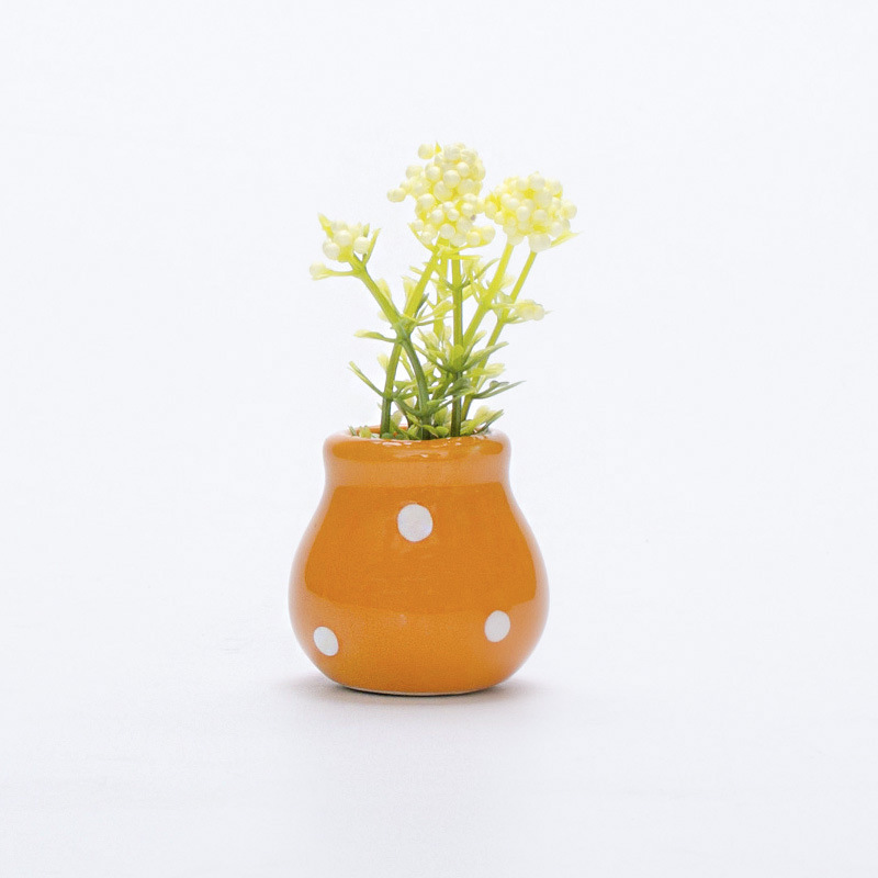 Ceramics Refrigerator Magnet Sticker Flower Vase Fridge Magnets Refrigerator Magnets Home Decor Mini Bonsai Plant Fridge Magnets: Clear