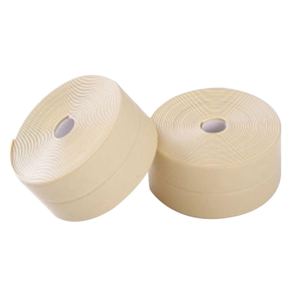 Zelfklevende Waterdicht Anti-Vocht Kitchenbathroom Keramische Afdichting Tape Pvc Sink Kloof Tape: Beige