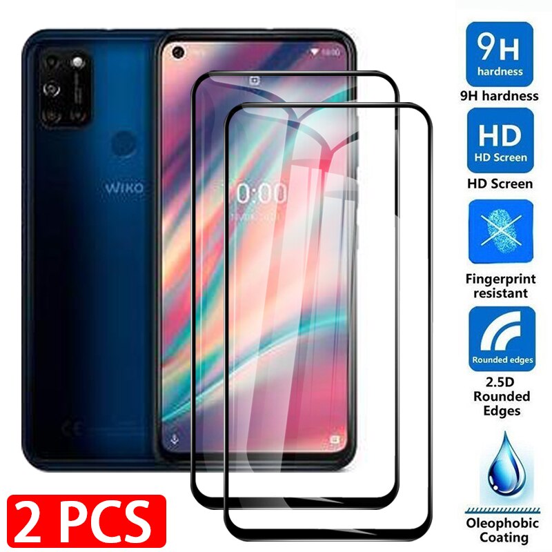 2 Pcs Full Screen Protector Voor Wiko View5 Gehard Glas Op De Wi Ko View 5 Plus 4 View4 Lite y81 4 Lite 5 Plus Beschermende Film