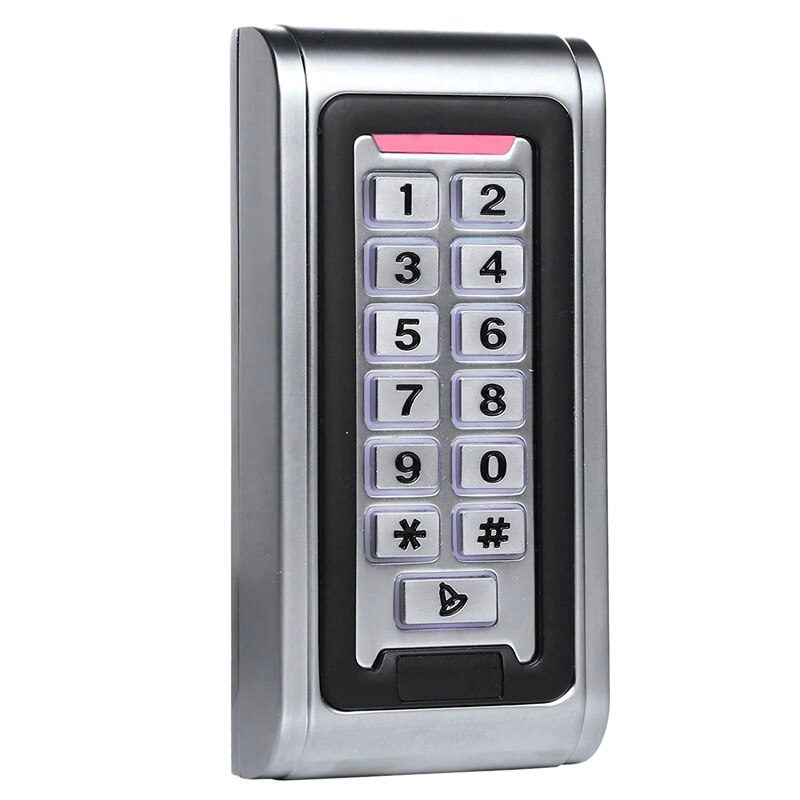 Id Waterproof Ip68 Metal Case Stand-Alone Access Control Keypad With Wiegand 26 Bit Interface For 125Khz Rfid Card