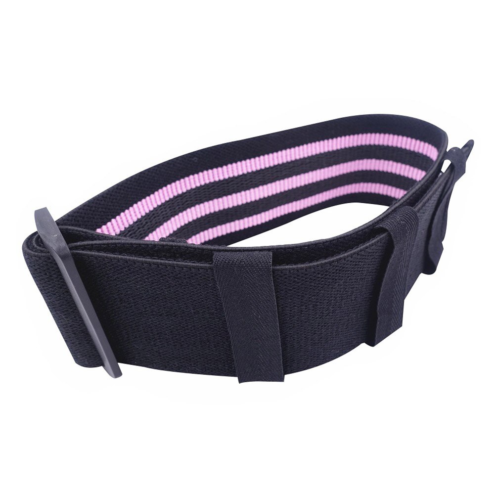 Elastisches hüft- und gesäßband, verstellbarer riemen für oberschenkel, beine und po, geeignet für heimfitness und yoga  zj55: Schwarz