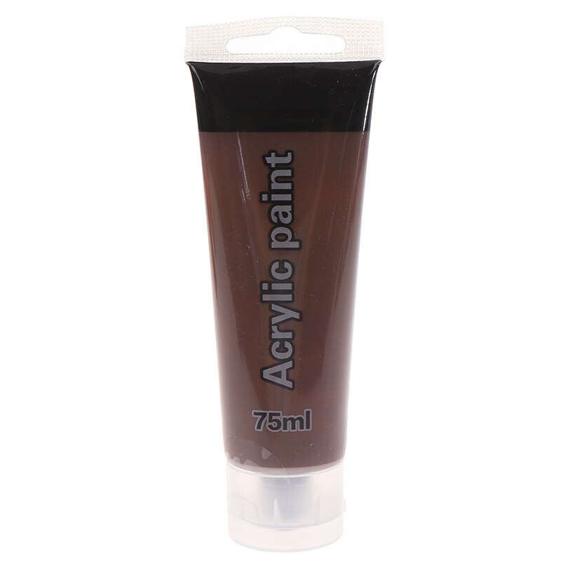 Arts 75ml acrylique tuyau mur peinture tissu peinture pour vêtements Textile ongle Fiber Pigment acrylique peintures grand Art fournitures artisanat: BR