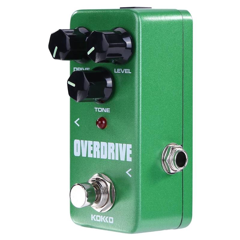 KOKKO Guitar Pedal Effect Compressor Booster Distortion Overdrive Electric Bass Guitar Effects True Bypass Musical Instruments: Overdrive
