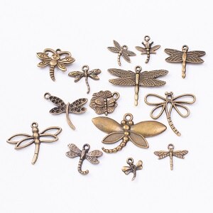 50g metal blandet charme dyr guldsmed kobber armbånd halskæde håndlavede smykker gør diy smykker: Gammel bronze
