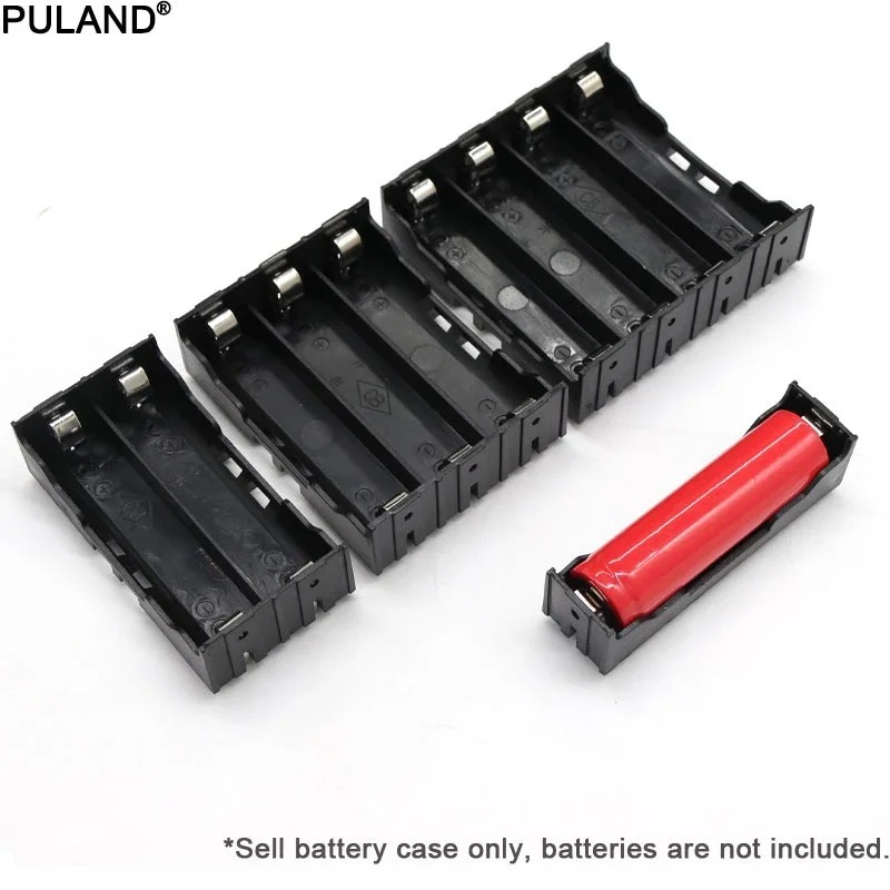 1 stuk 1x 2x 3x 4x 18650 harde naald mobiele powerbank behuizing 18650 abs batterijhouder opbergdoos behuizing 1 2 3 4- batterijdoos