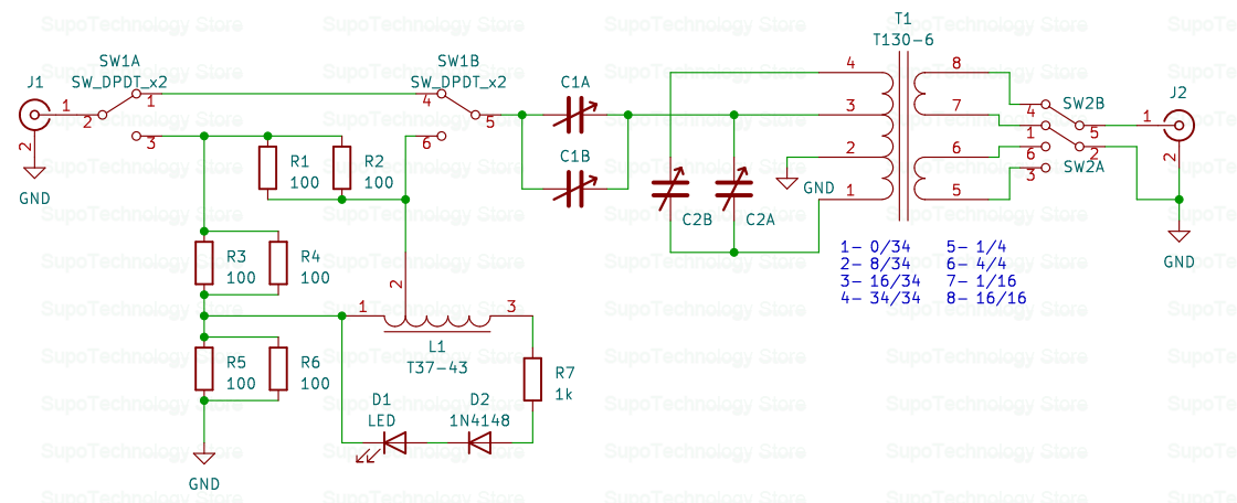 NEUER manueller QRP Z-Spiel-Antennentuner 3–28 MHz