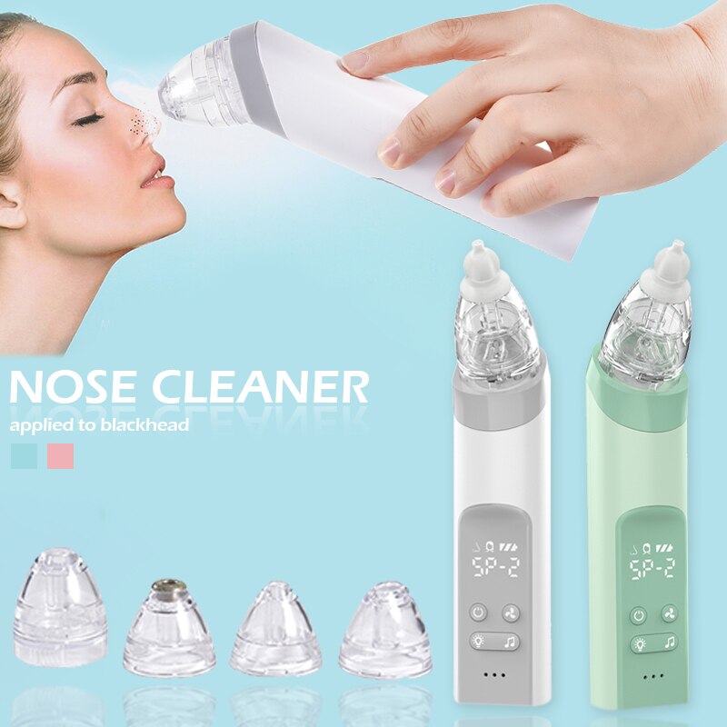 Kid Baby Nasal Aspirator Electric Nose Cleaner Baby Sucker Cleaner Sniffling Adult Blackhead Remover Equipment Safe Hygienic