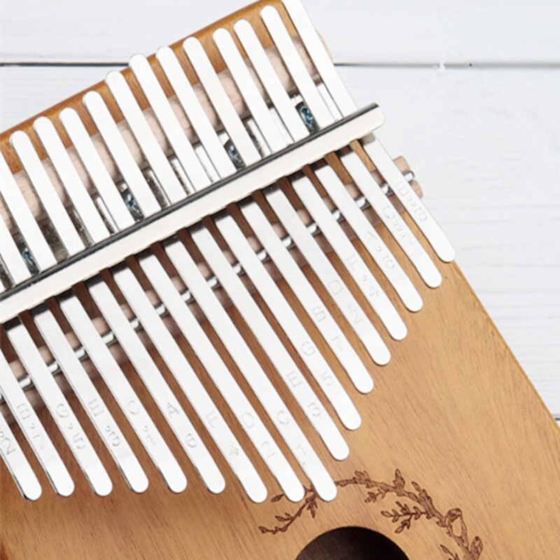 Kalimba 17 Keys Kalimba Bamboo Beginner Thumb Piano With Accessory Instructions Tuning Hammer Musical Instrument