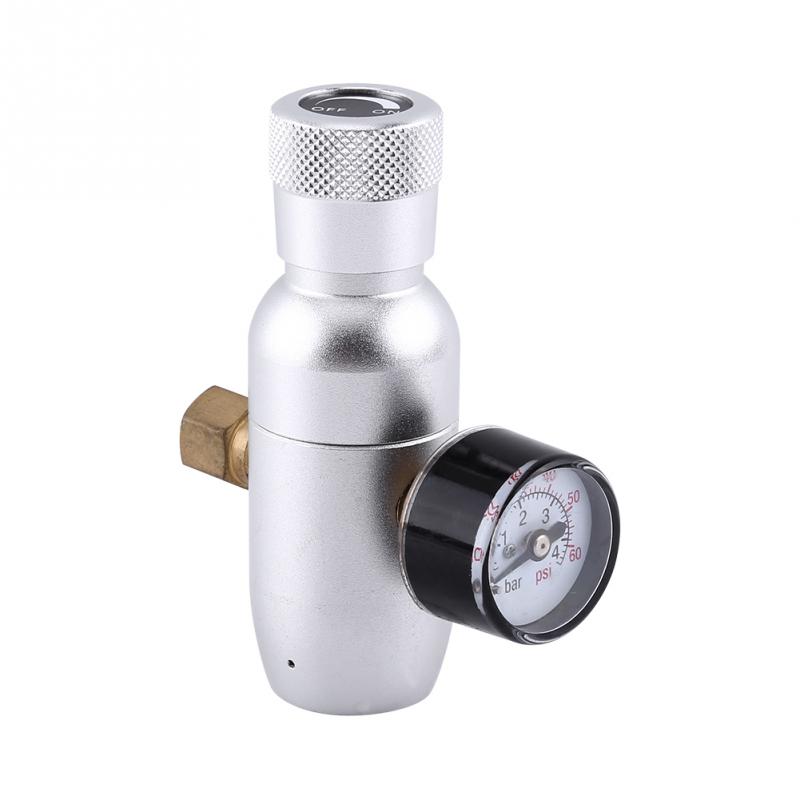 0-60 PSI CO2 regulador de presión CO2 cargador de desconexión de cilindro CO2 para Barril de cerveza casera