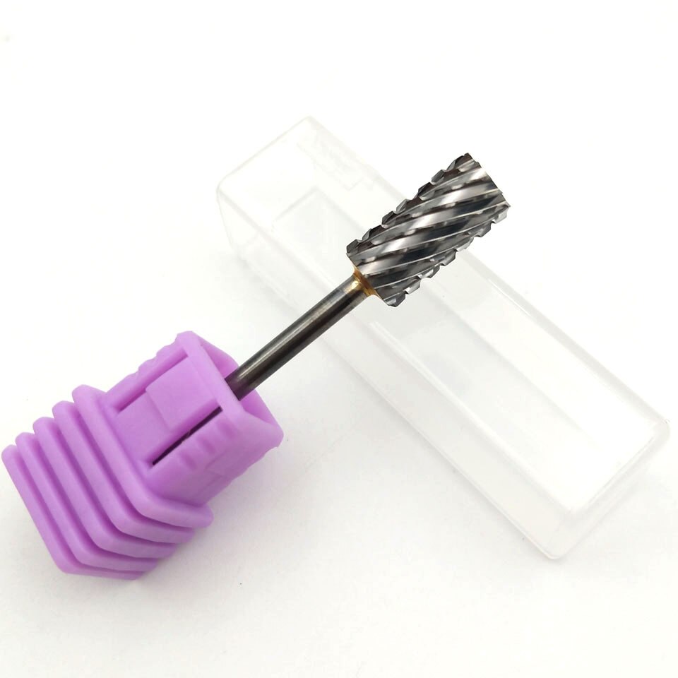 Hytoos 7 Size Vat Tungsten Carbide Nail Drill Bit 3/32 &quot;Rotary Frees Manicure Bits Boor Accessoires Nail Gereedschap