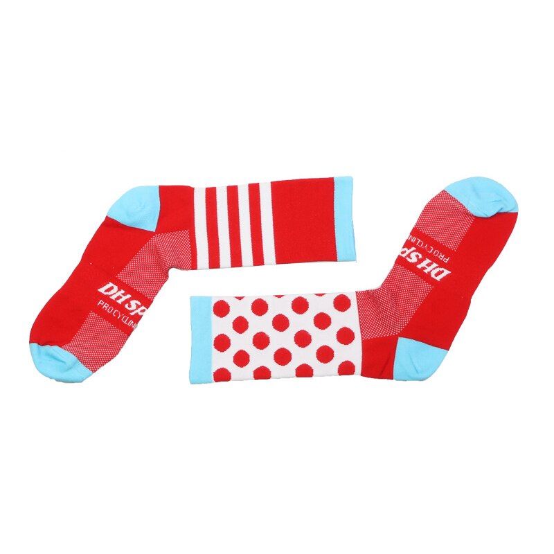 Popfavor Men Cycling Socks Road Bicycle Socks Outdoor Sports Road Bicycle Running Football Sock: Random / 34-39