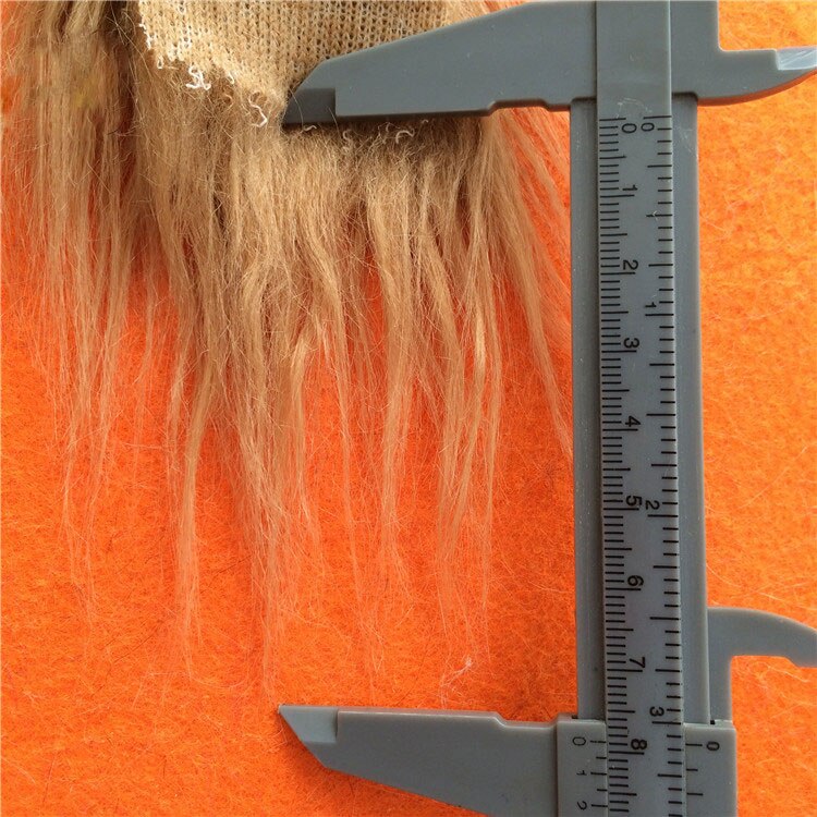 Faux fur 90mm langt hår faldende vand hår rullende bunke plys stof